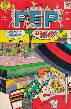 Pep 283 published by Archie with cover art by Dan DeCarlo