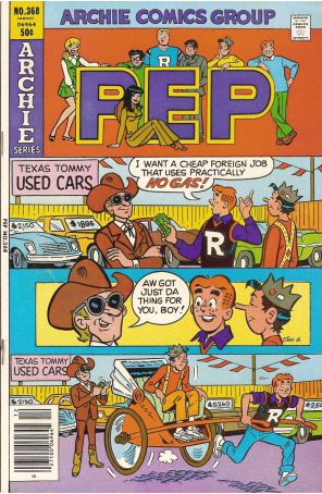 Pep 368 published by Archie with cover art by Stan Goldberg