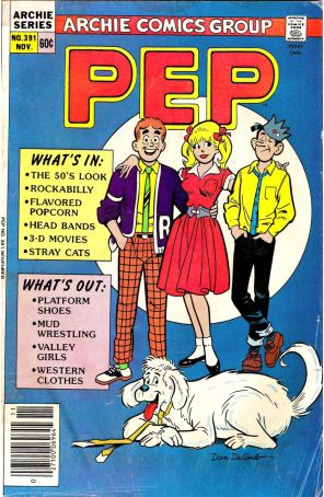 Pep 391 published by Archie with cover art by Dan DeCarlo