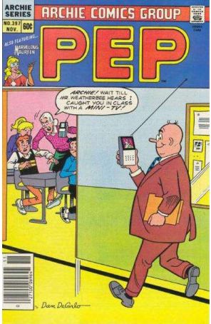 Pep 397 published by Archie with cover art by Dan Decarlo