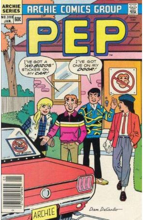 Pep 398 published by Archie with cover art by Dan Decarlo