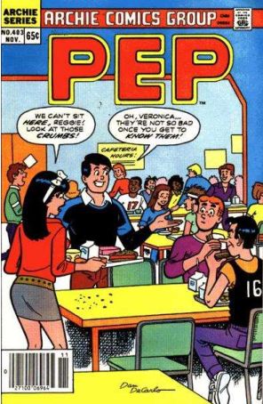 Pep 403 published by Archie with cover art by Dan Decarlo