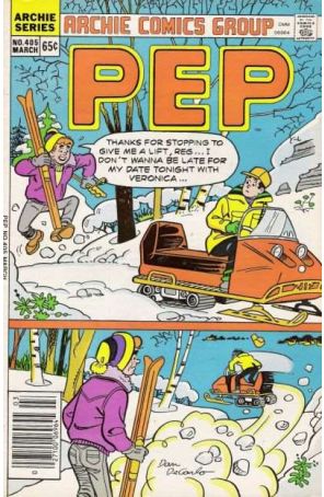 Pep 405 published by Archie with cover art by Dan Decarlo