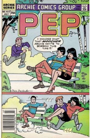 Pep 407 published by Archie with cover art by Dan DeCarlo