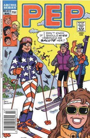 Pep 411 published by Archie with cover art by Dan Decarlo