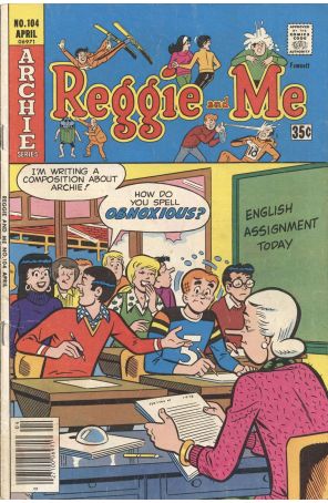 Reggie and Me 104 published by Archie with cover art by Stan Goldberg