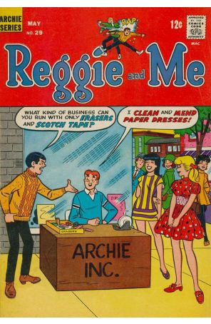 Reggie and Me 29 published by Archie with cover art by Fred Harman