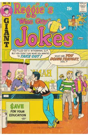 Reggie's Wise Guy Jokes 28 published by Archie