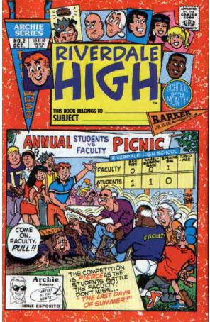 Riverdale High 2 published by Archie with cover art by Stan Goldberg
