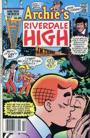 Riverdale High 8 (Newsstand) published by Archie with cover art by Stan Goldberg