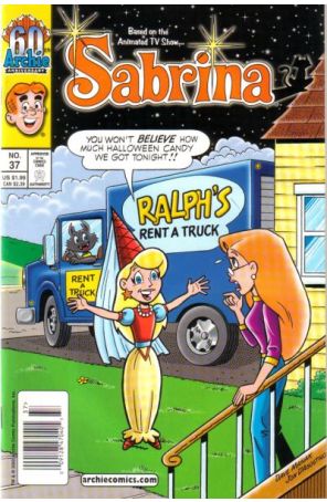 Sabrina (Vol. 2) 37 (Newsstand) published by Archie with cover art by Dave Manak