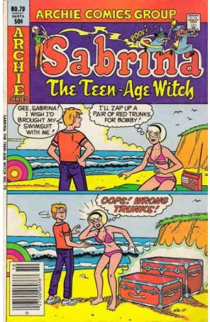 Sabrina the Teenage Witch 70 published by Archie with cover art by Stan Goldberg