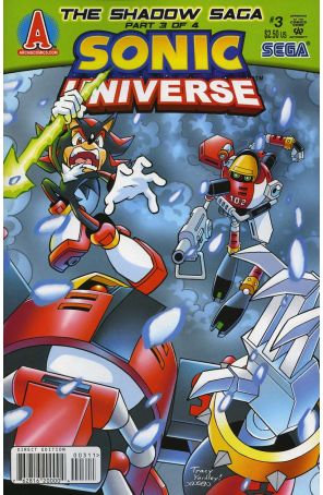 Sonic Universe 3 published by Archie with cover art by Tracy Yardley