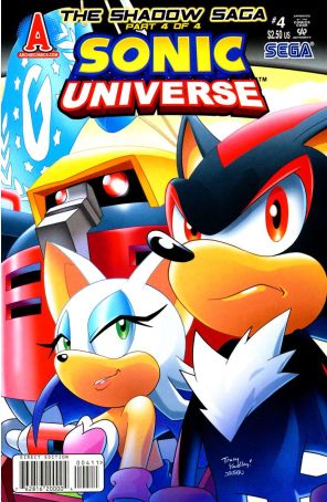 Sonic Universe 4 published by Archie with cover art by Tracy Yardley