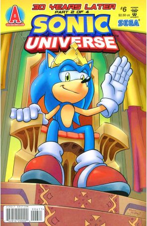 Sonic Universe 6 published by Archie with cover art by Tracy Yardley