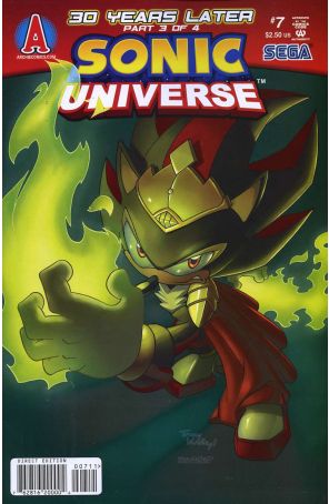 Sonic Universe 7 published by Archie with cover art by Tracy Yardley