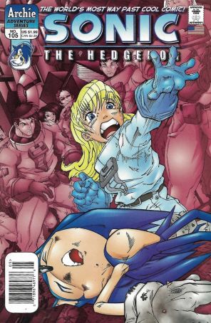 Sonic the Hedgehog 105 (Newsstand) published by Archie