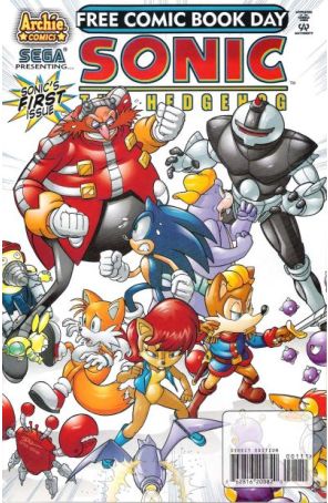 Sonic the Hedgehog FCBD 2008 published by Archie with cover art by Pat Spaziante