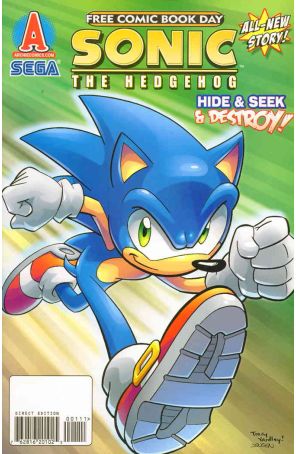 Sonic the Hedgehog FCBD 2010 published by Archie with cover art by Tracy Yardley