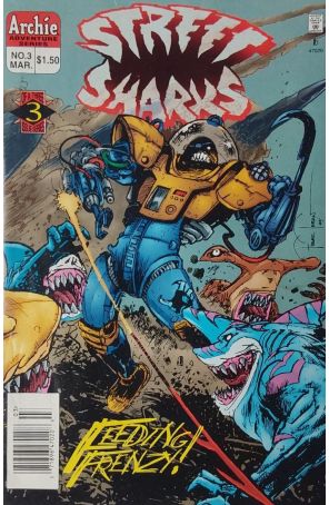 Street Sharks (Mini-Series) 3 (Newsstand) published by Archie