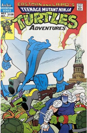 Teenage Mutant Ninja Turtles Adventures (2nd Series) 5A published by Archie