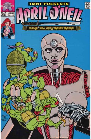 Teenage Mutant Ninja Turtles Presents: April O'Neil (May East Saga) 1 published by Archie with cover art by Bob Fingerman