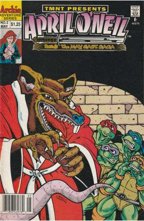 Teenage Mutant Ninja Turtles Presents: April O'Neil (May East Saga) 2 (Newsstand) published by Archie with cover art by Bob Fingerman