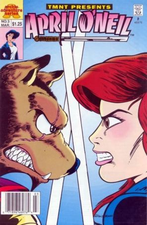 Teenage Mutant Ninja Turtles Presents: April O'Neil 3 (Newsstand) published by Archie with cover art by Chris Allan