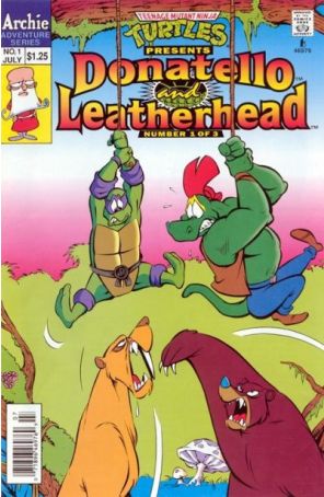Teenage Mutant Ninja Turtles Presents: Donatello and Leatherhead 1 (Newsstand) published by Archie