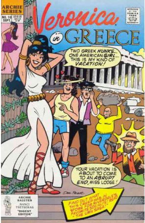 Veronica 10 published by Archie with cover art by Dan Parent
