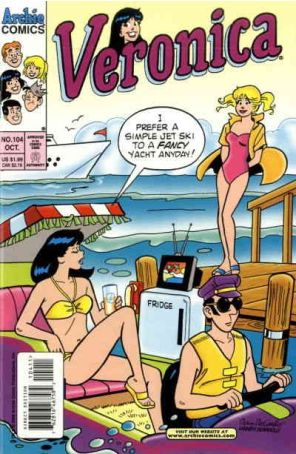 Veronica 104 published by Archie with cover art by Dan DeCarlo