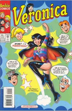 Veronica 111 published by Archie with cover art by Dan Parent