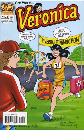 Veronica 174 published by Archie with cover art by Dan Parent