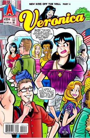 Veronica 204 published by Archie with cover art by Rex Lindsey and Rich Koslowski