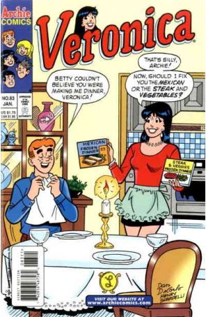 Veronica 83 published by Archie with cover art by Dan DeCarlo