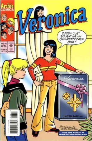 Veronica 86 published by Archie with cover art by Dan DeCarlo
