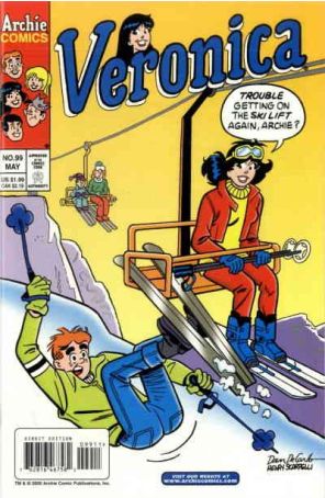 Veronica 99 published by Archie with cover art by Dan DeCarlo