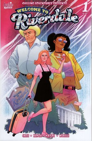 Welcome to Riverdale 1B published by Archie with cover art by Marguerite Sauvage