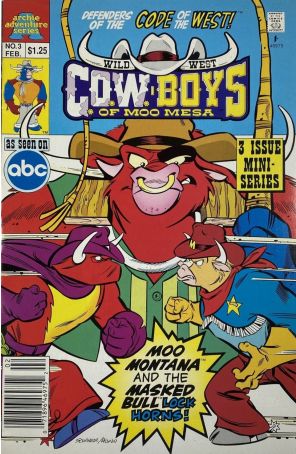 Wild West C.O.W.-Boys of Moo Mesa (Mini-Series) 3 (Newsstand) published by Archie