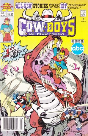 The Wild West C.O.W.-Boys of Moo Mesa 1 (Newsstand) published by Archie