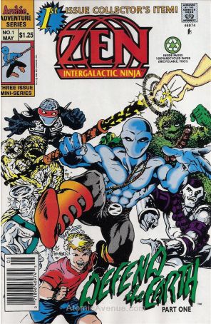 Zen Intergalactic Ninja (4th Series) 1 (Newsstand) published by Archie