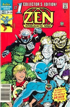 Zen Intergalactic Ninja (5th Series) 1 (Newsstand) published by Archie
