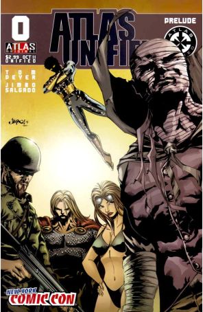 Atlas Unified 0 published by Ardden with cover art by Jimbo Salgado