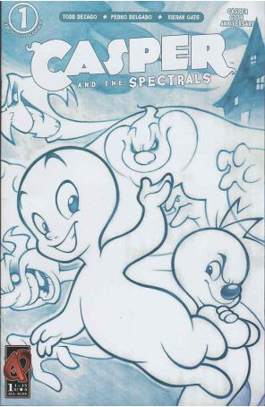 Casper and the Spectrals 1A published by Ardden with cover art by Pedro Delgado