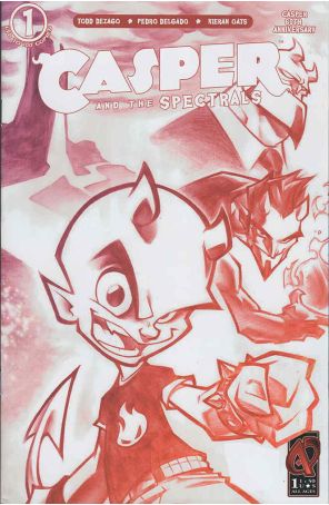 Casper and the Spectrals 1C published by Ardden with cover art by Pedro Delgado
