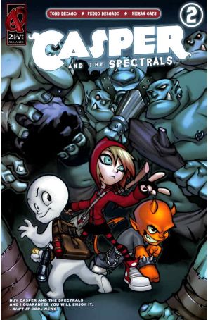 Casper and the Spectrals 2 published by Ardden with cover art by Pedro Delgado