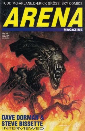 Arena Magazine 10 published by Arena with cover art by Dave Dorman