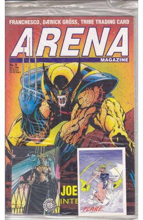 Arena Magazine 9 (with card) published by Arena with cover art by Joe Quesada