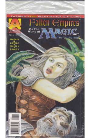 Fallen Empires on the World of Magic: The Gathering 1 (in bag) published by Armada with cover art by Anson Maddocks