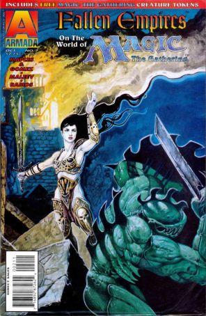 Fallen Empires on the World of Magic: The Gathering 2 published by Armada with cover art by Anson Maddocks